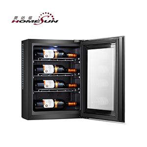 4 bottles Single zone thermoelectric wine cooler