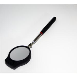 3-1/16 dia Round Inspection Mirror with 3 LED Lights