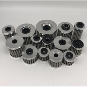 Motorcycle oil filter with stainless steel