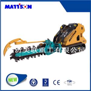 Auxiliary equipment for trenching machine of skid steer loader