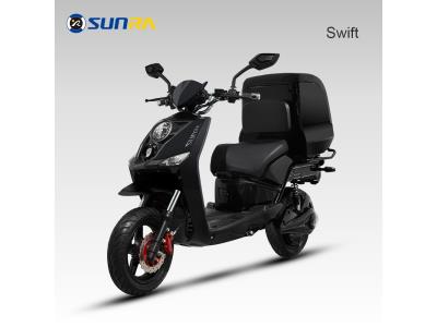 delivery e-mobility e scooter with rear box eec