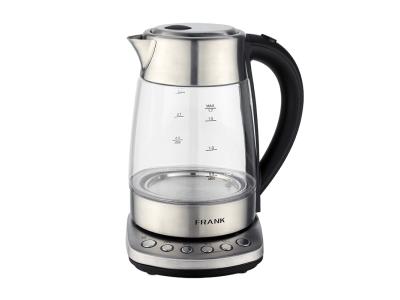 Temperature adjustable electric glass kettle
