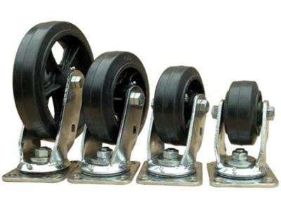Mold-on Rubber Swivel Caster