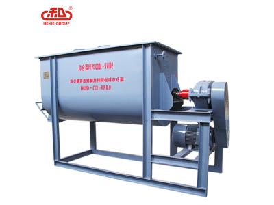 Vertical screw feed mixing machine
