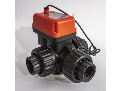 Two wires three-way ball valve