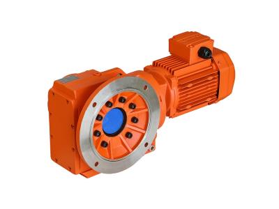 helical bevel geared motor