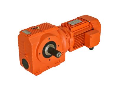 helical worm geared motor