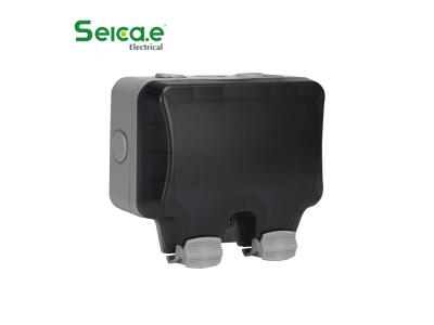 Weatherproof double Switch Socket IP66 waterproof switch boxes