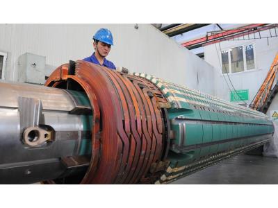 Gas Turbine Genetator Rotor with Full Hydrogen Cooling System