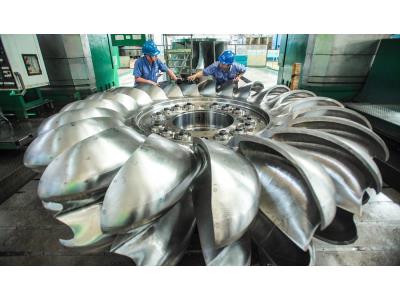 Whole-forged Pelton Runner for Minas HPP in Ecuador