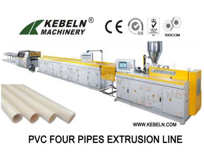 PVC four pipes extrusion line