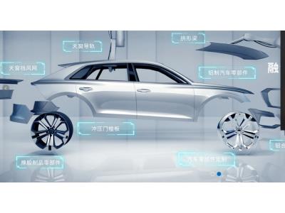 Automobile aluminum skylight guideway
