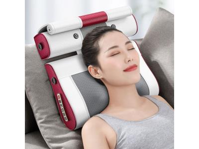 Multifunctional cervical massage pillow