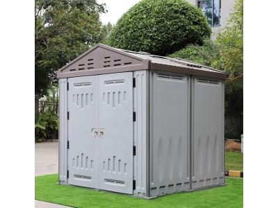 Double Door Garden Storage Shed-2 room