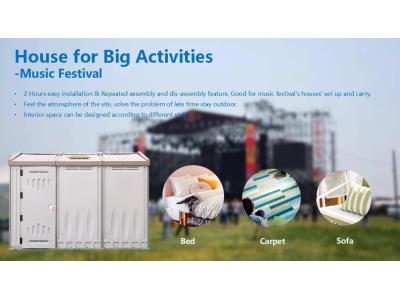 Temporary Living House for Big Activities