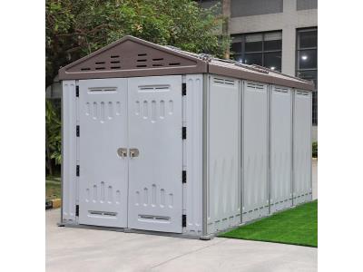 Large Backyard Garden Shed -4 room