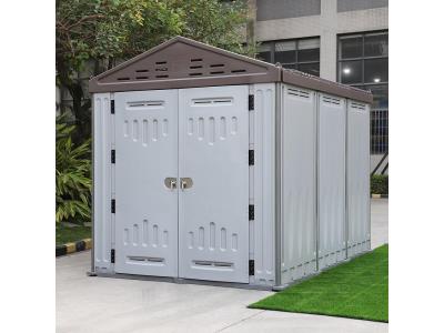 High-density Polyethylene Garden Sheds -3 room