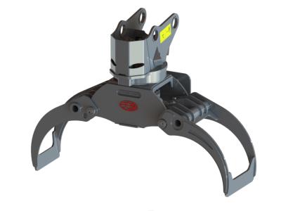 Excavator grapple Xuvol 90P excavator log grapple use for 4-9 ton excavator with 360 rotation log gr