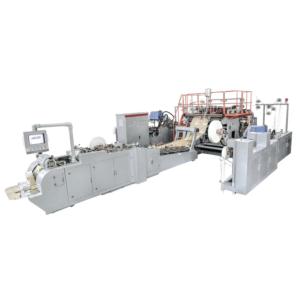 Fully Automatic Roll Fed Square Bottom Paper Bag Macking Machine