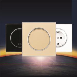 European 6000 series wall switch and socket