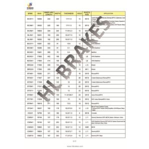 BRAKE LINING for truck