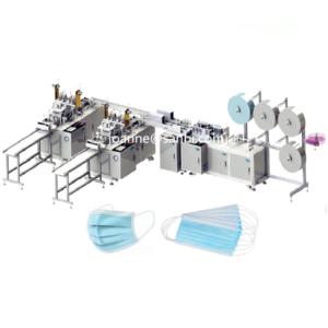 Full Automatic 3 layers Disposable Protective Face Mask Making Machine