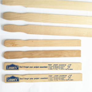 Wooden Paint mixing sticks