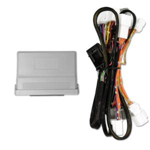Special power window with folding mirror