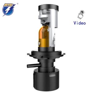 Lens model standard lighting pattern high bright and spotlight high and low beam auto LED headlight