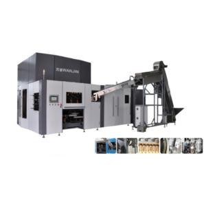 Rotary bottle blowing machine