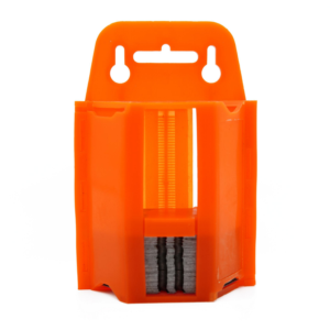 Trapez utility knife blade dispenser
