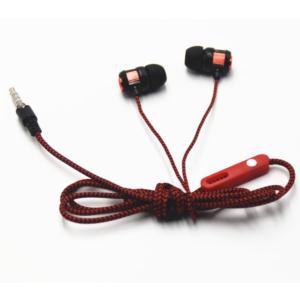 Wired earphones with plastic