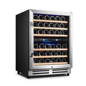24 inch dual zone wine cooler