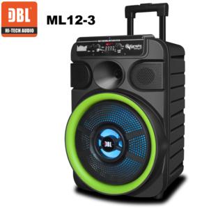 12 Inch Speaker Trolley Portable Bluetooth Trolley Speaker Audio Player Karaoke Speaker