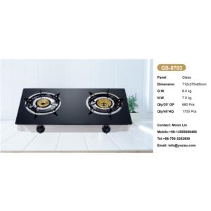 Table 2 burner glass gas stove