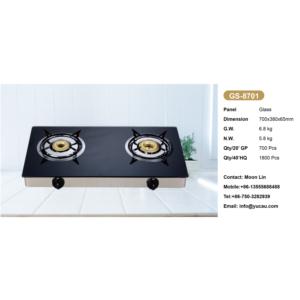 Table 2 burner glass gas stove