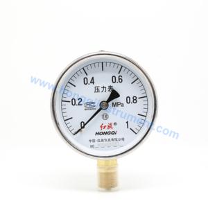 stainless steel case pressure gauge
