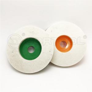 Wool polishing bonnet