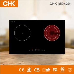 MD4201 Double burner built in mixed infrared/ceramic cooker and induction cooker