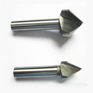 Countersinks with parallel shank single flute