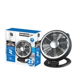 7inch foldable fan 2in1