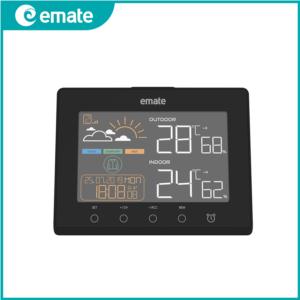 Wireless Atomic Color Weather Station with 2 USB Charging Ports