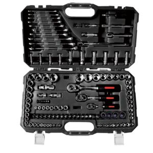 120 pcs 1/4in 3/8in 1/2in Dr. Socket Wrench Set