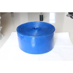PVC water hose layflat hose blue PVC hose irrigation hose