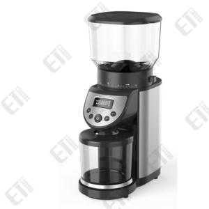 Coffee Grinder Conical Coffee Grinder Mill Integrated Scale Brushed Stainless Steel