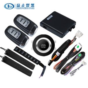 button start stop system with keyless entry