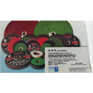 cutting and grinding wheel