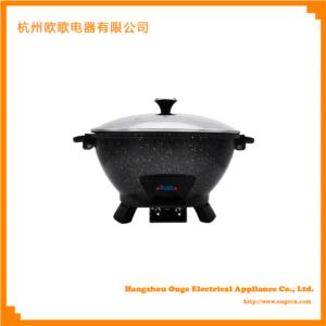 Electric aluminum multi function high volume pot with non-stick surface WK3012