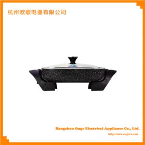 Electric aluminum multi function high volume pot with non-stick surface HP1215