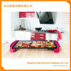 Die cast aluminum electric grill pan with non-stick surface HP6530D